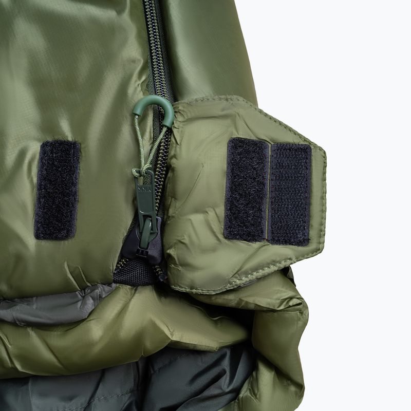 Alpinus Ultralight 1000 sleeping bag left green 2