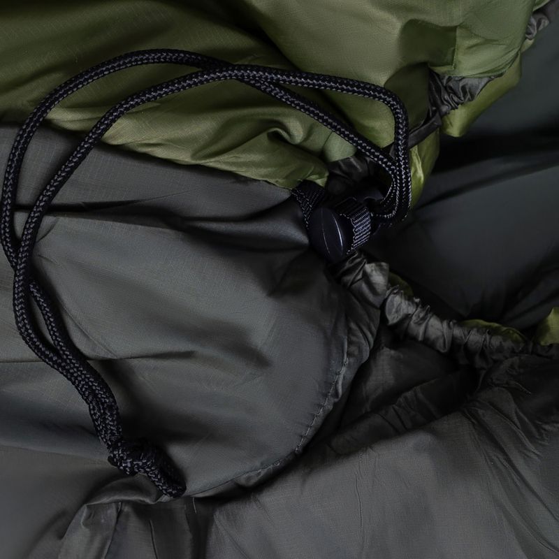 Alpinus Ultralight 1000 sleeping bag left green 3