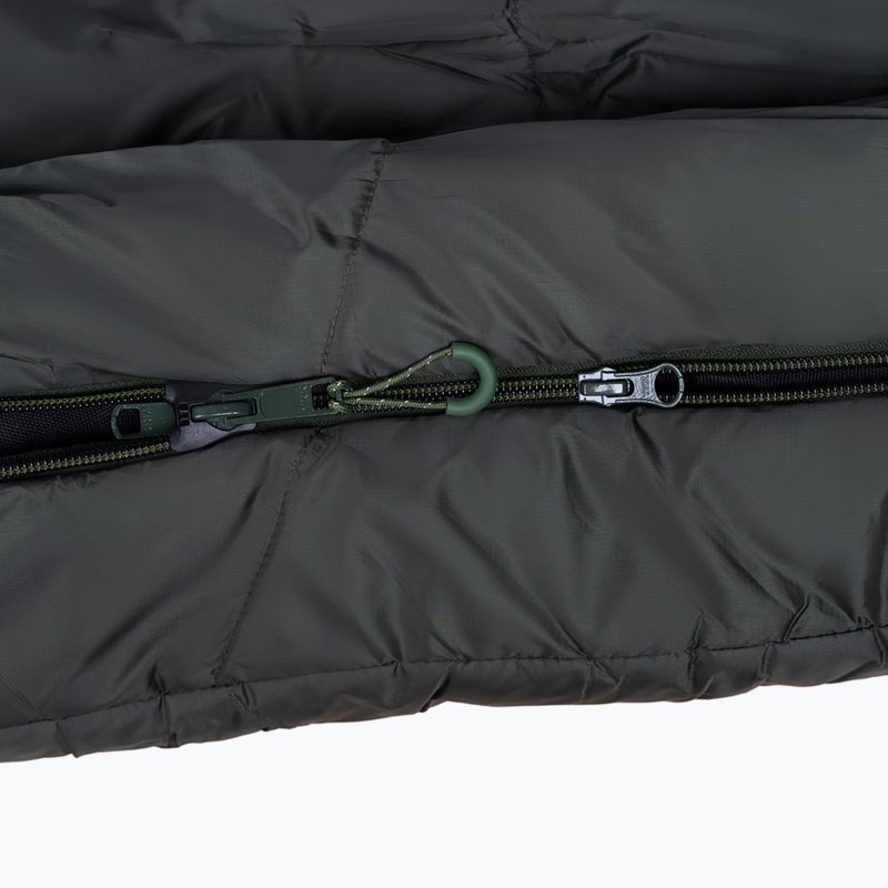 Alpinus Ultralight 1000 sleeping bag left green 4