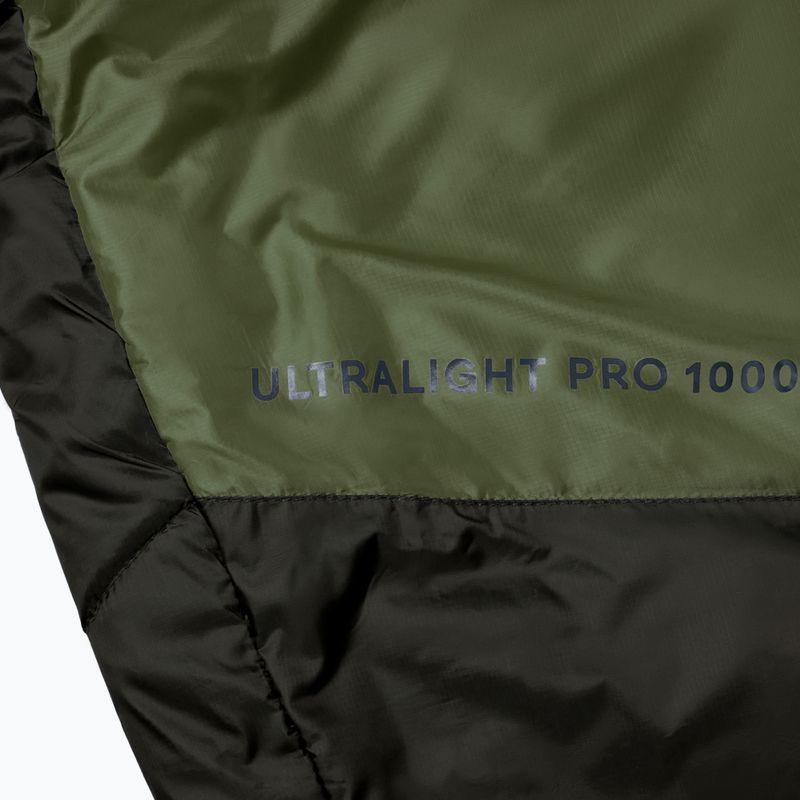 Alpinus Ultralight 1000 sleeping bag left green 5