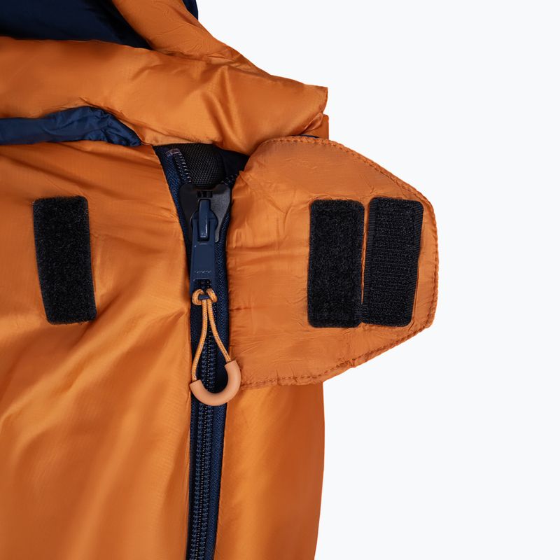 Alpinus Ultralight 850 sleeping bag left orange/green 3