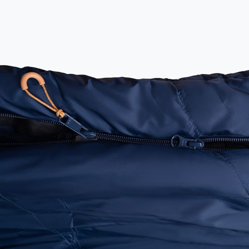 Alpinus Ultralight 850 sleeping bag left orange/green 4