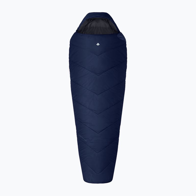 Alpinus Fiber Pro 1500 sleeping bag left navy blue