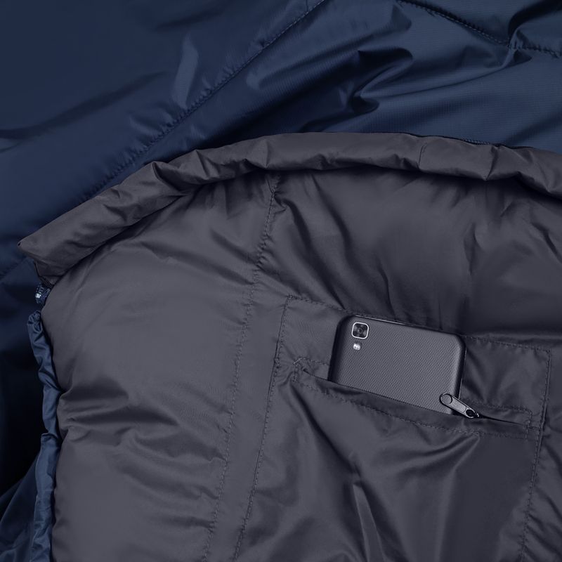 Alpinus Fiber Pro 1500 sleeping bag right navy blue 5