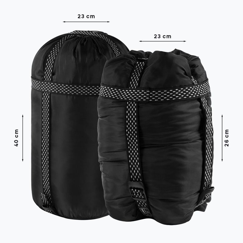 Alpinus Fiber Pro 1500 sleeping bag right navy blue 7
