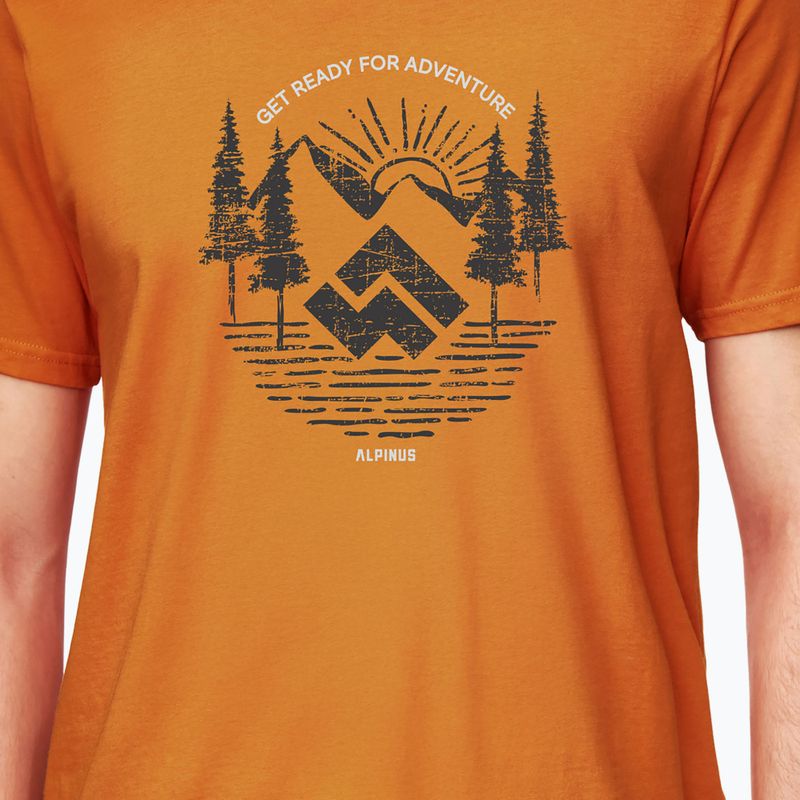 Alpinus men's Kitreli T-shirt orange 3