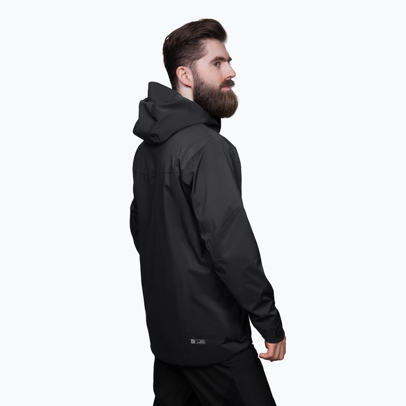 Alpinus men's rain jacket Arys black 2