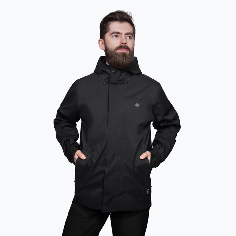 Alpinus men's rain jacket Arys black 3