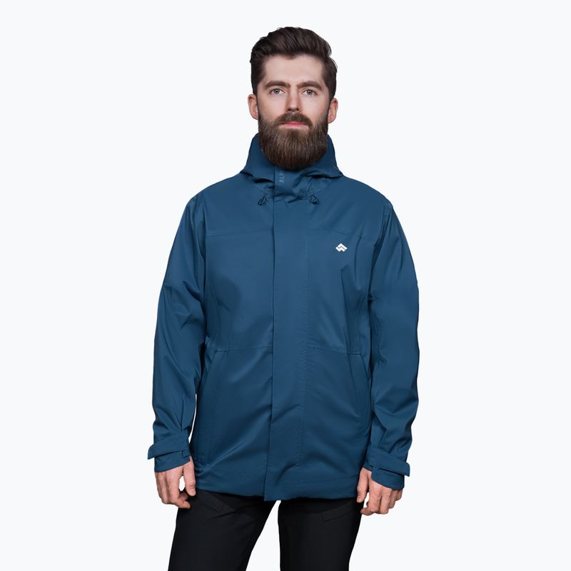Alpinus men's rain jacket Arys blue