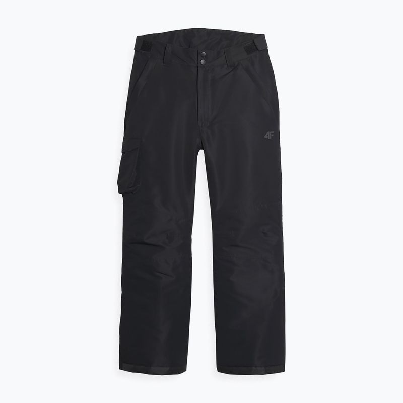 Children's snowboard trousers 4F FNK F663 deep black