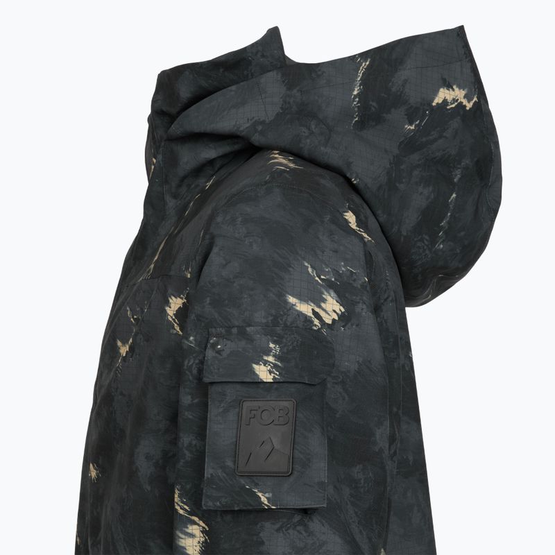 Men's snowboard jacket 4F M509 multicolour allover 3