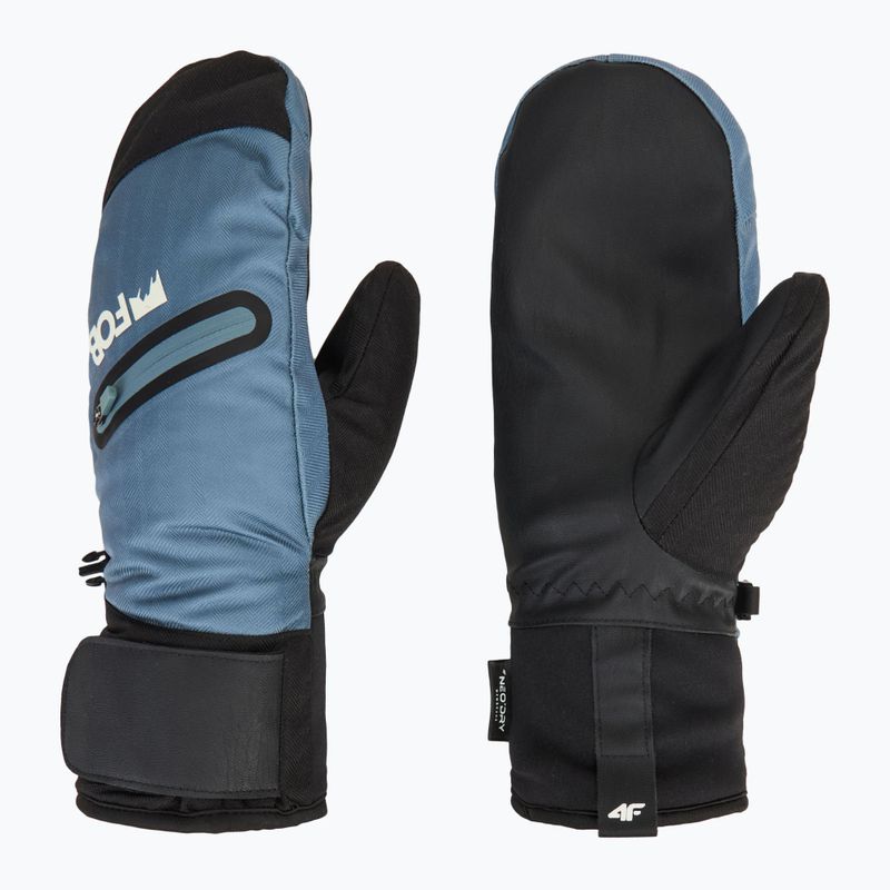 Women's snowboard gloves 4F FNK F146 denim