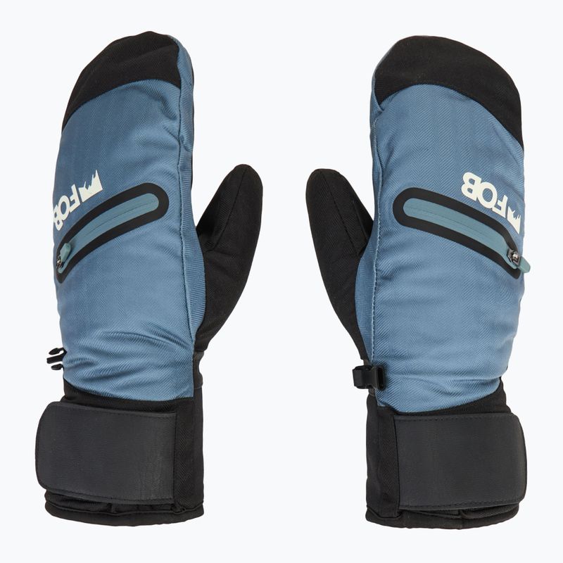 Women's snowboard gloves 4F FNK F146 denim 2