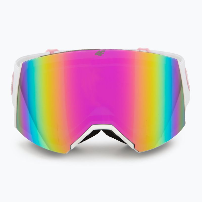 Children's ski goggles 4F F040 white/multicolor 2