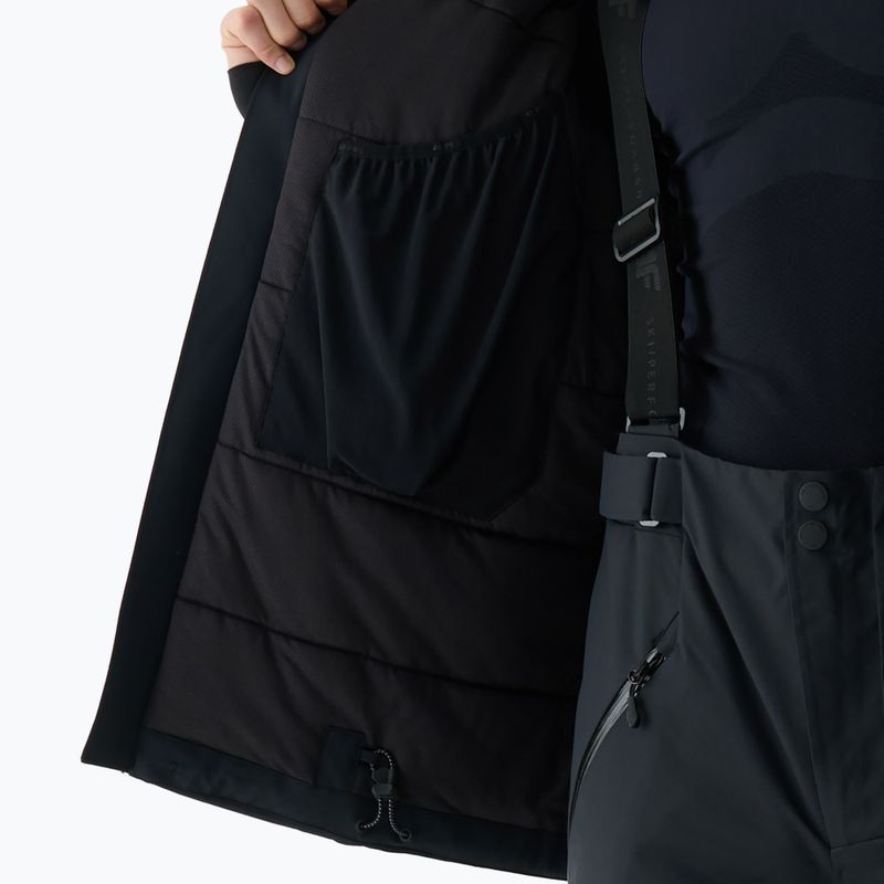 Men's ski jacket 4F M0769 deep black 5