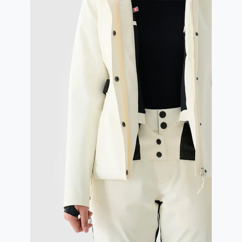 Women's ski jacket 4F F0869 broken white 4