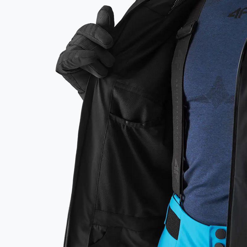 Men's ski jacket 4F M0877 deep black 8