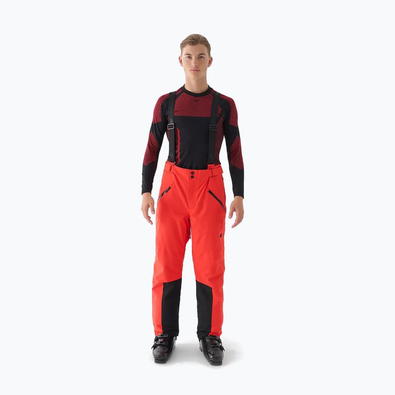 Men's ski trousers 4F Fnk M0902 red 4