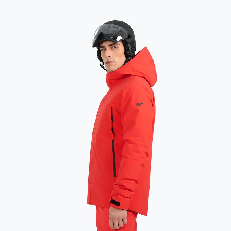 Men's ski jacket 4F M0793 red 4