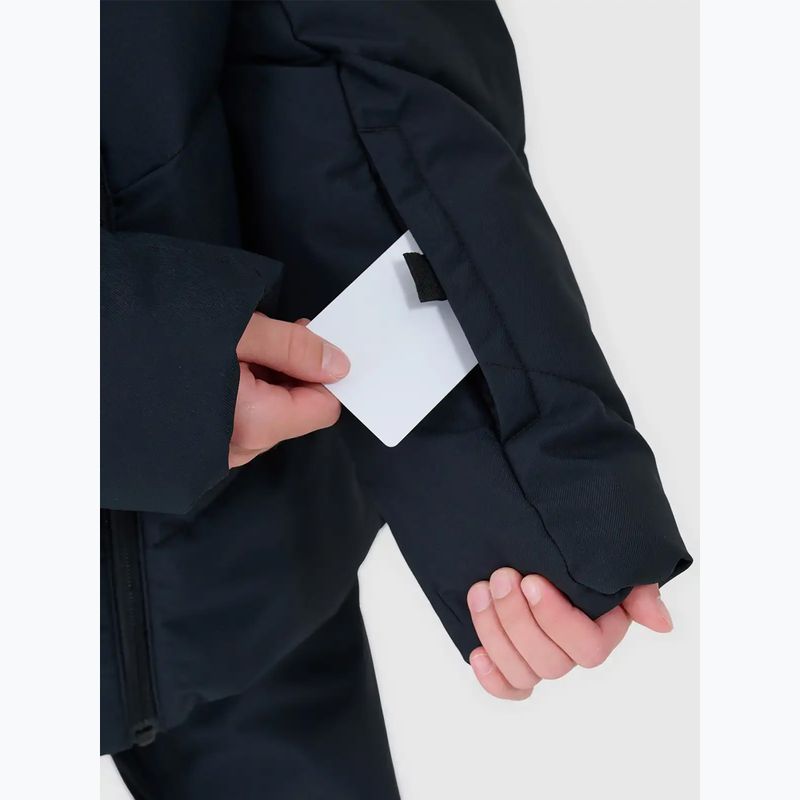 Kids' ski jacket 4F F0819 deep black 3