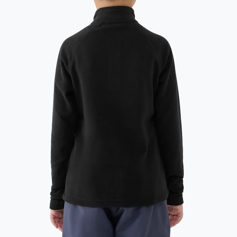 Children's fleece sweatshirt 4F M058 deep black 2