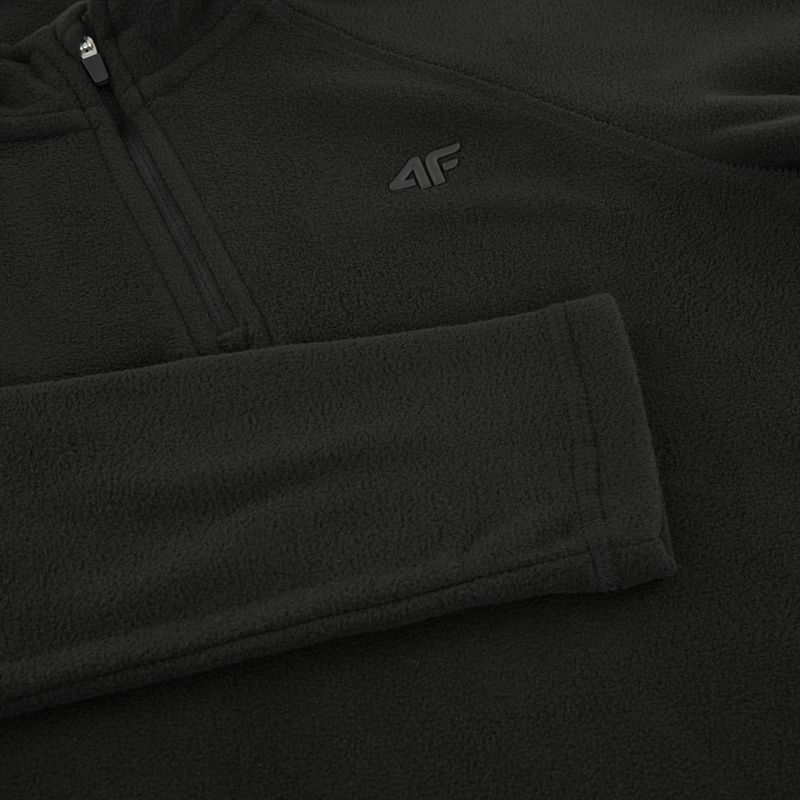 Children's fleece sweatshirt 4F M058 deep black 5