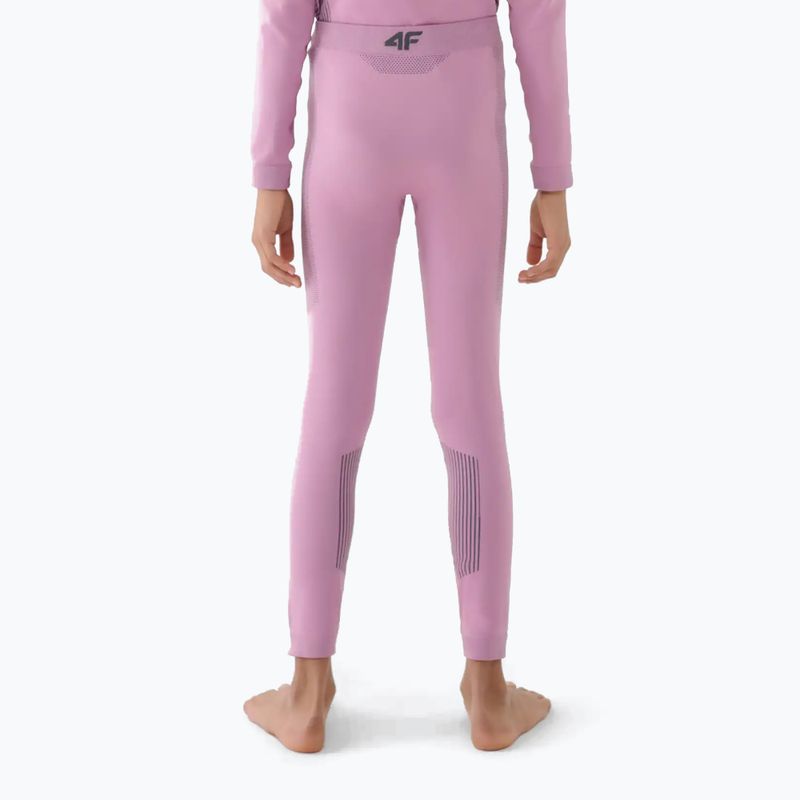 Children's thermal underwear set 4F F250 light pink 4