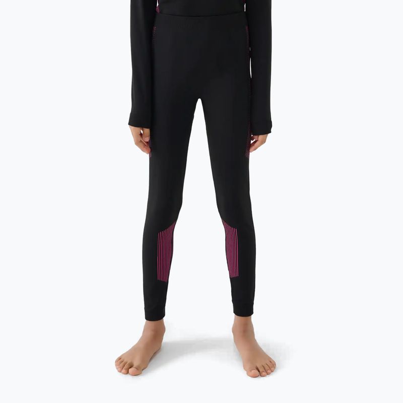 Children's thermal underwear set 4F F250 deep black 3