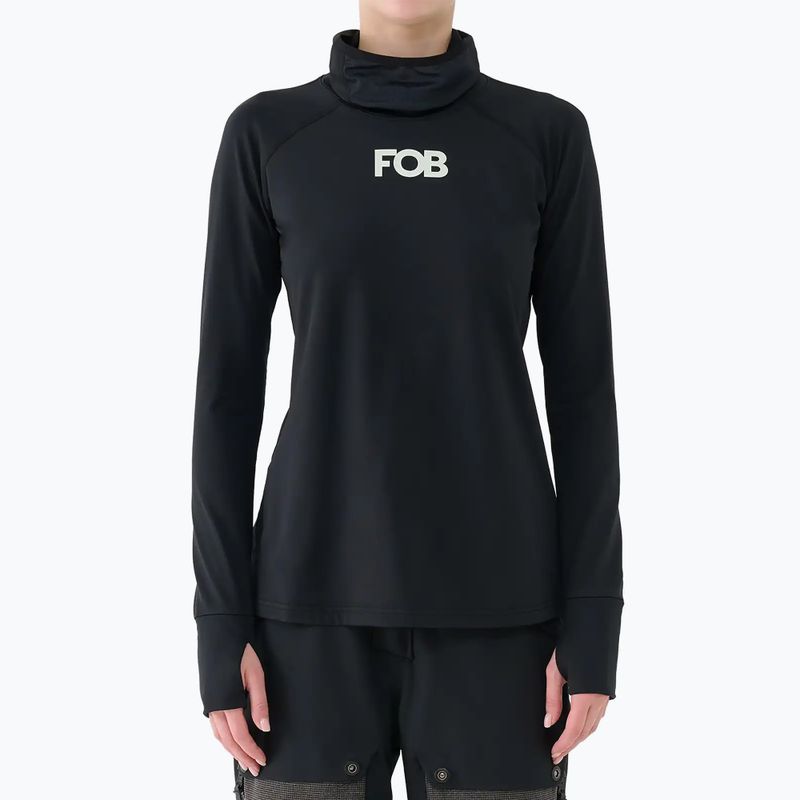 Women's thermal active sweatshirt 4F F086 deep black