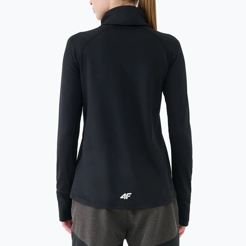 Women's thermal active sweatshirt 4F F086 deep black 2