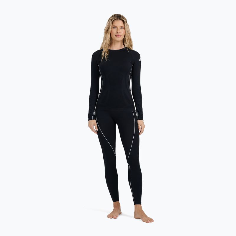 Women's thermal trousers 4F F204 deep black 2