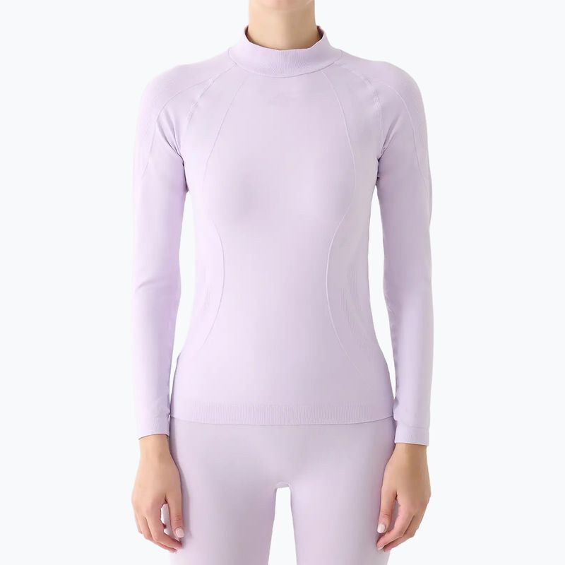 Women's thermal active sweatshirt 4F F216 light violet