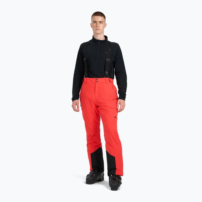 Men's ski trousers 4F Fnk M0928 red 2