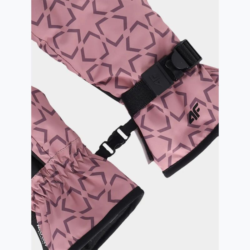 Children's ski gloves 4F Fnk F198 pink 2