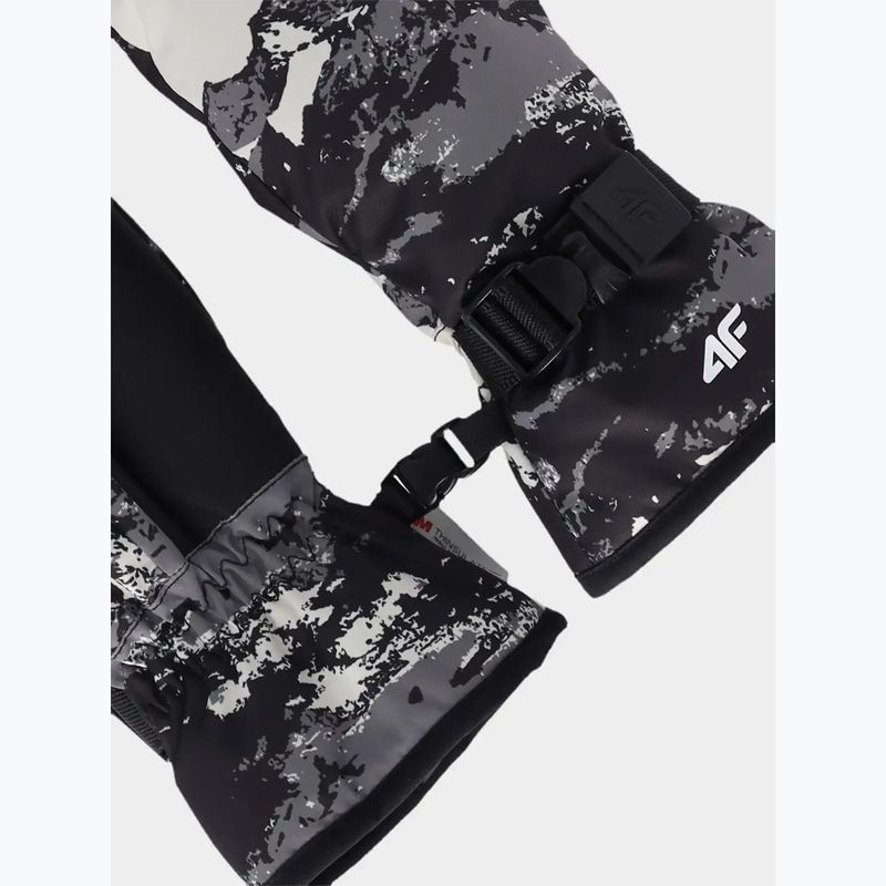 Children's ski gloves 4F Fnk M199 deep black 2