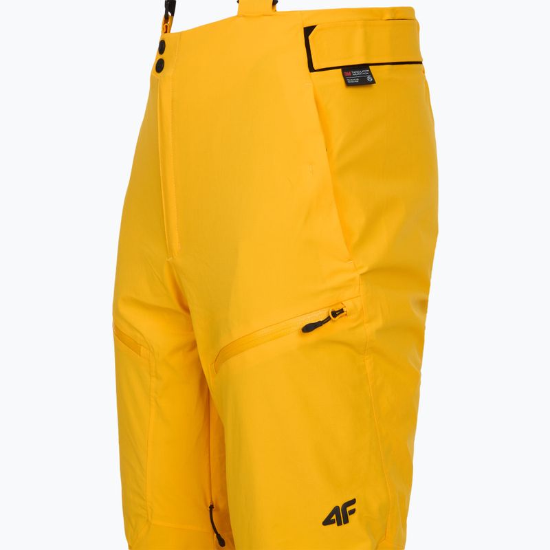 Men's ski trousers 4F Fnk M1086 yellow 8
