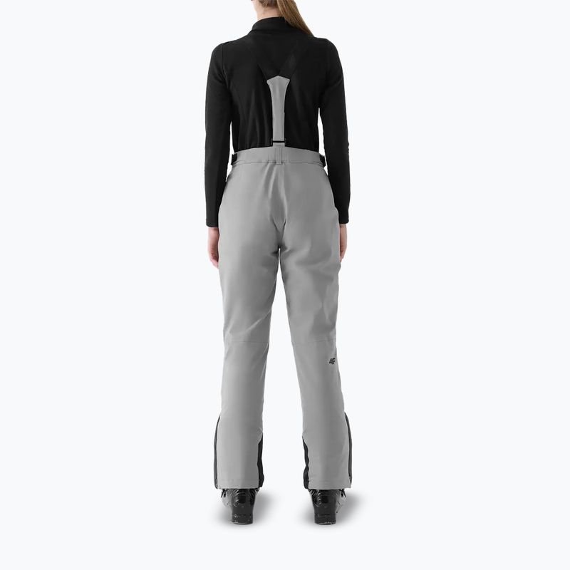 Women's ski trousers 4F Fnk F1157 cool light grey 2