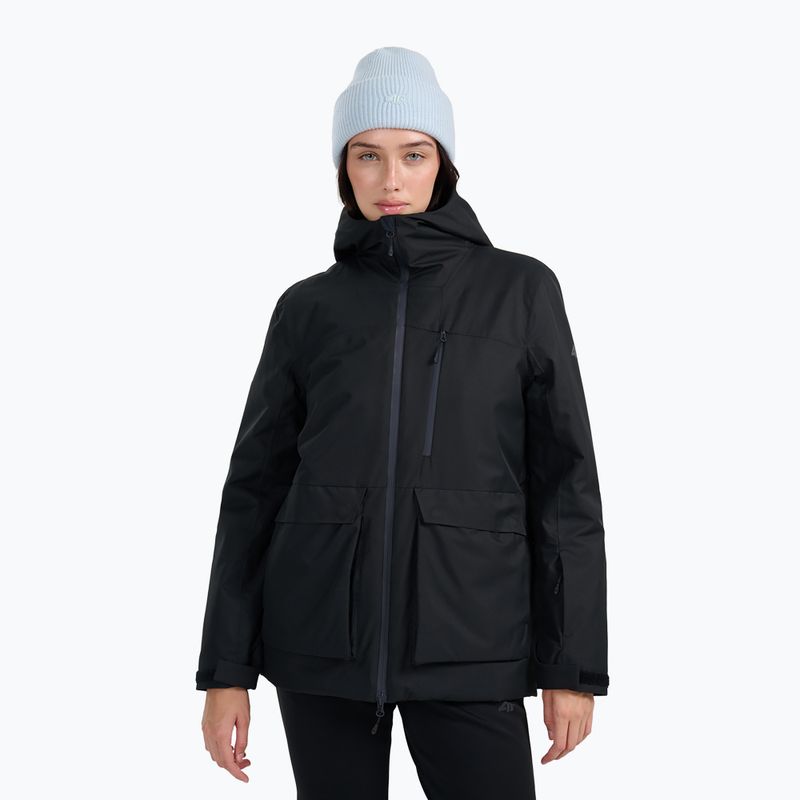 Women's ski jacket 4F F0956 deep black