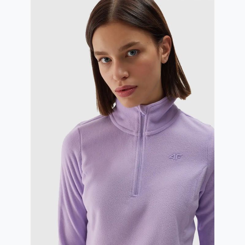 Women's sweatshirt 4F F069 light violet 4