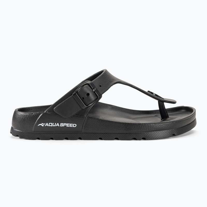 AQUA-SPEED Monaco flip flops black 2