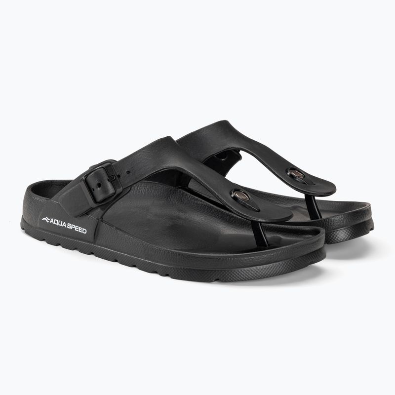 AQUA-SPEED Monaco flip flops black 4