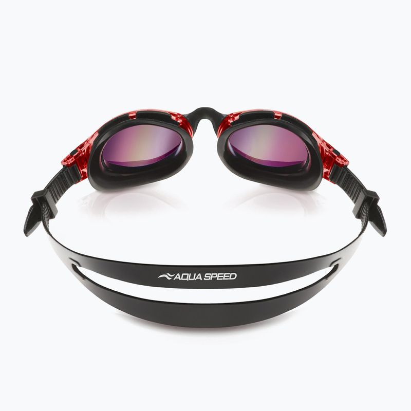 AQUA-SPEED Triton 2.0 Mirror swimming goggles red 3