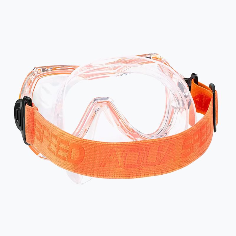 AQUA-SPEED children's diving set Alize FS + Samos + Mesh orange 5