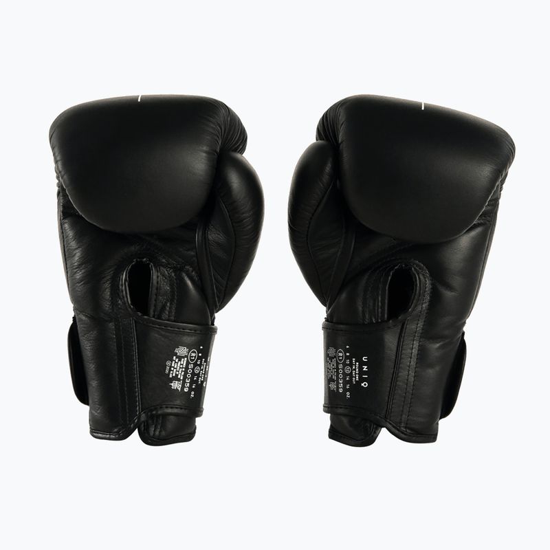 UNIQ Velcro technical black boxing gloves 2
