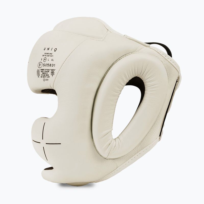 UNIQ Full Coverage technical white boxing helmet 2