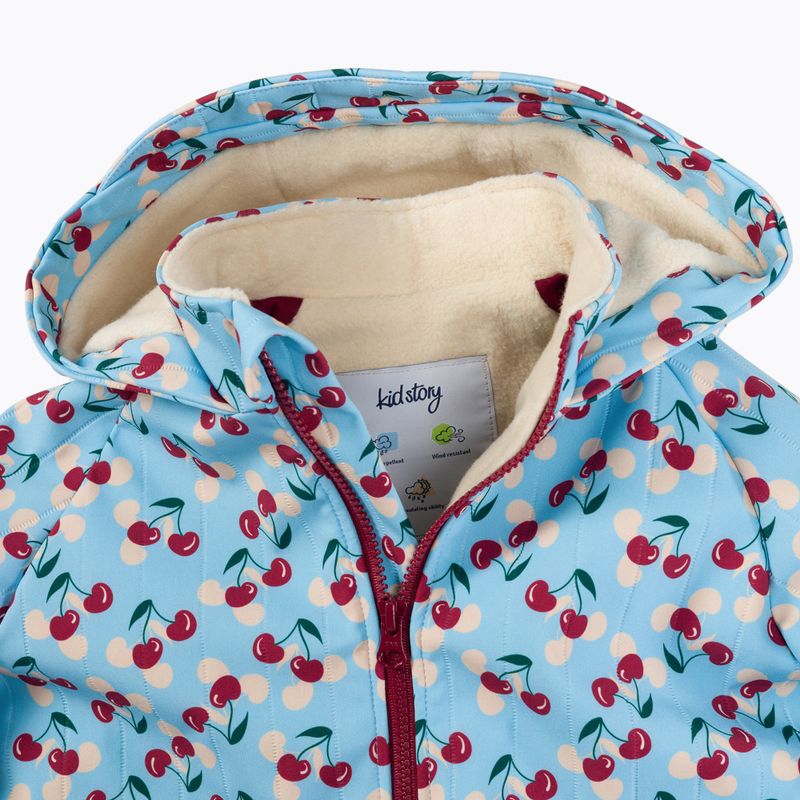 Children's thermal jacket KID STORY space cherry 3