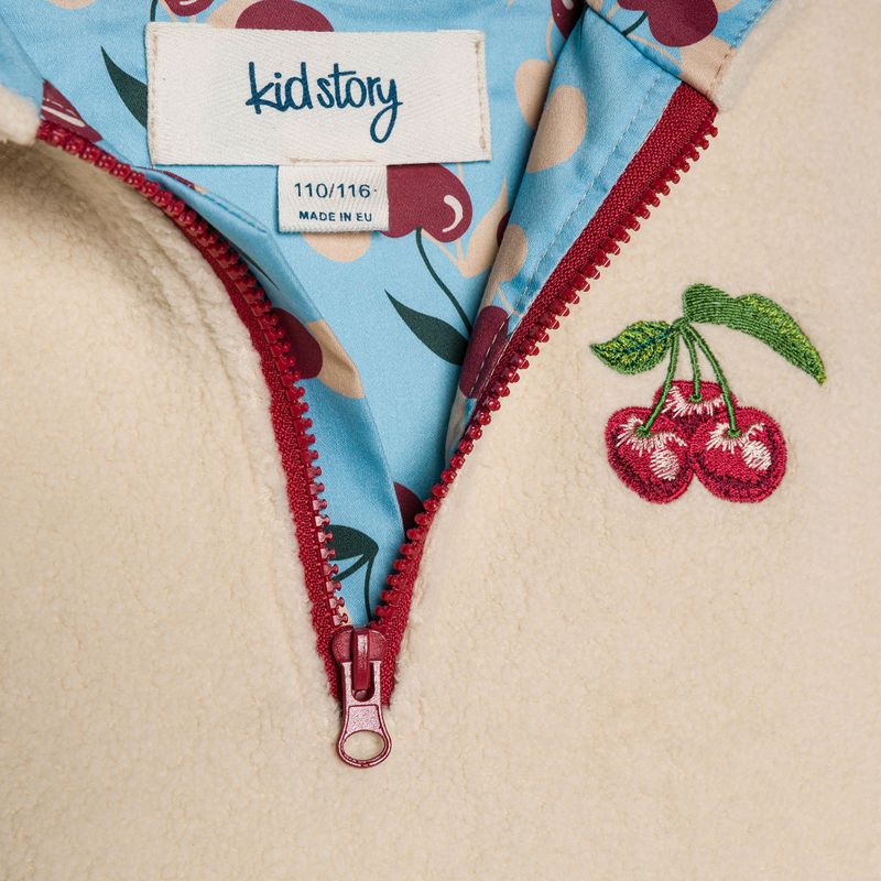 Children's fleece KID STORY Teddy vanilla cream  4