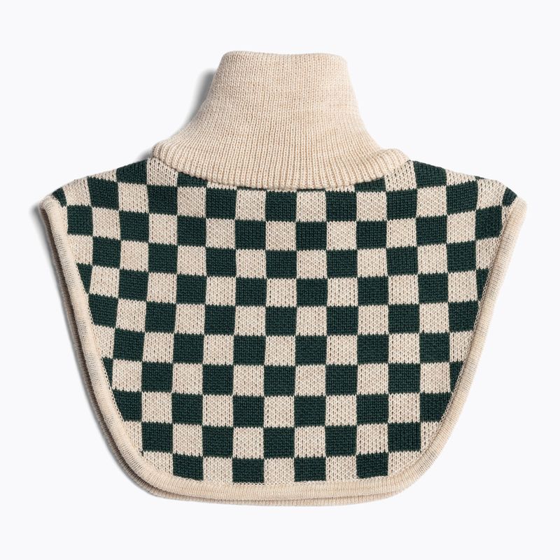 Children's snood KID STORY Merino green chessboard 2