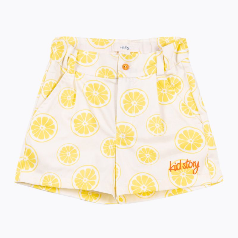 KID STORY children's set Shirt and shorts lime paradise 7
