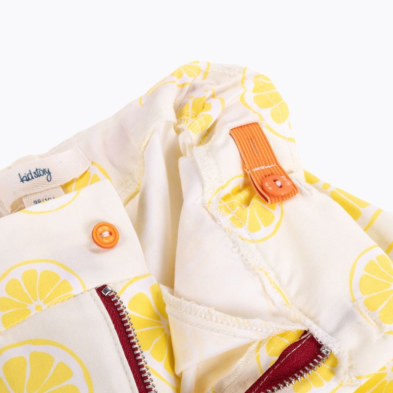 KID STORY children's set Shirt and shorts lime paradise 11